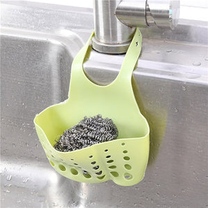 Kitchen Adjustable Snap Sink Sponge Holder, Kitchen Hanging Drain