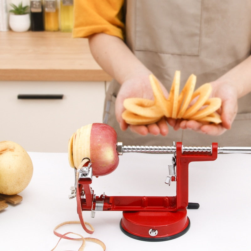 3-in-1 Apple/Potato Peeler Corer Stainless Steel Hand-cranking