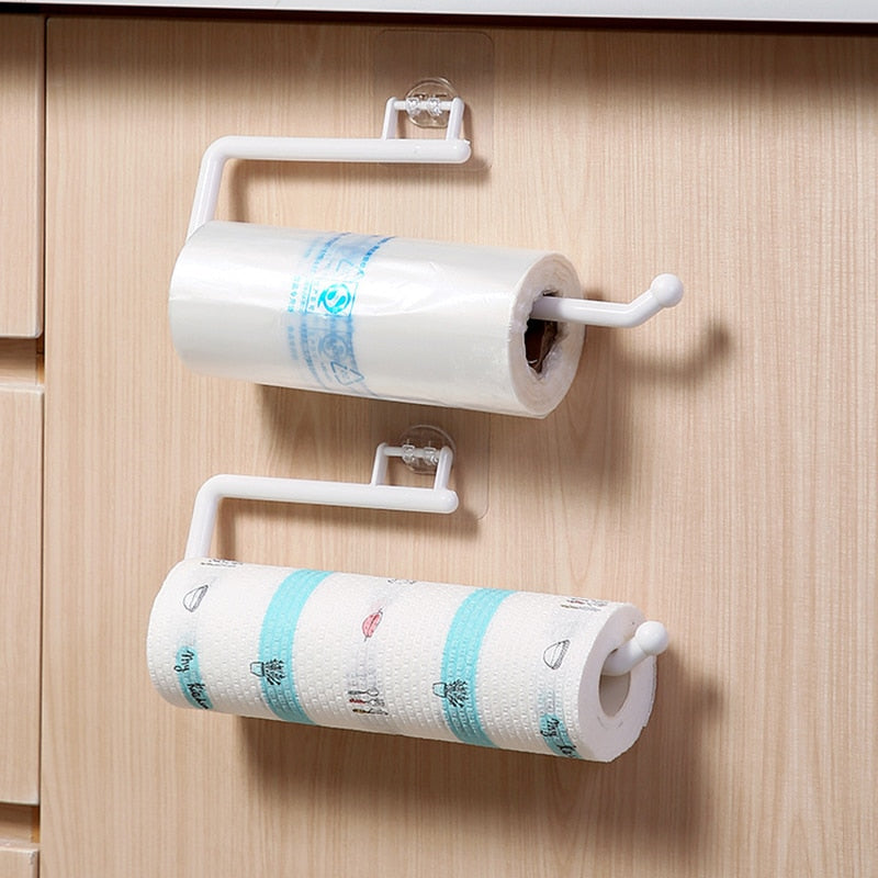 Hoomtaook Paper Towel Holder with Shelf Bathroom Toilet Tissue Holder Paper  Towel Dispenser for Kitchen Bathroom Tissue Roll Hanger with Storage Shelf